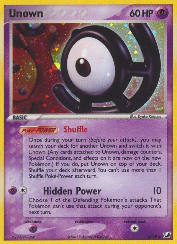 Unown (U) card image