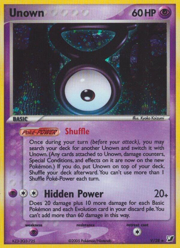 Unown (V) card image