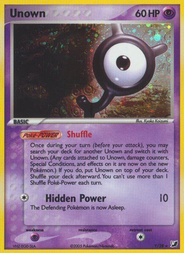 Unown (Y) card image