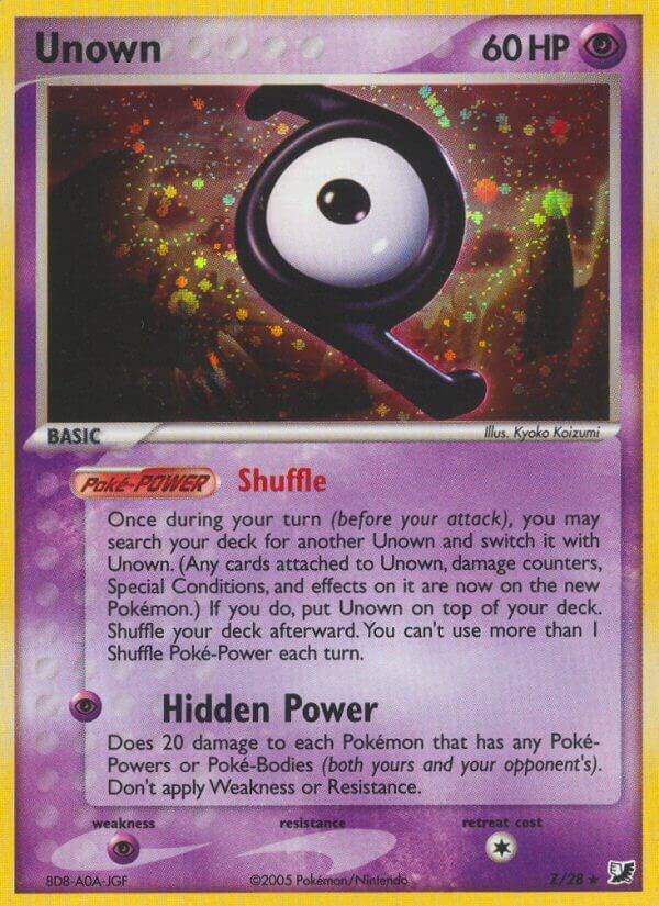 Unown (Z) card image