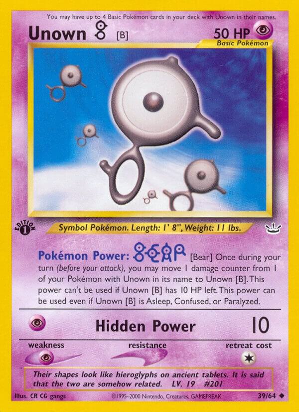 Unown [B] card image