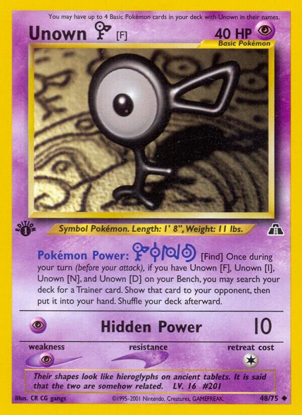 Unown [F] card image