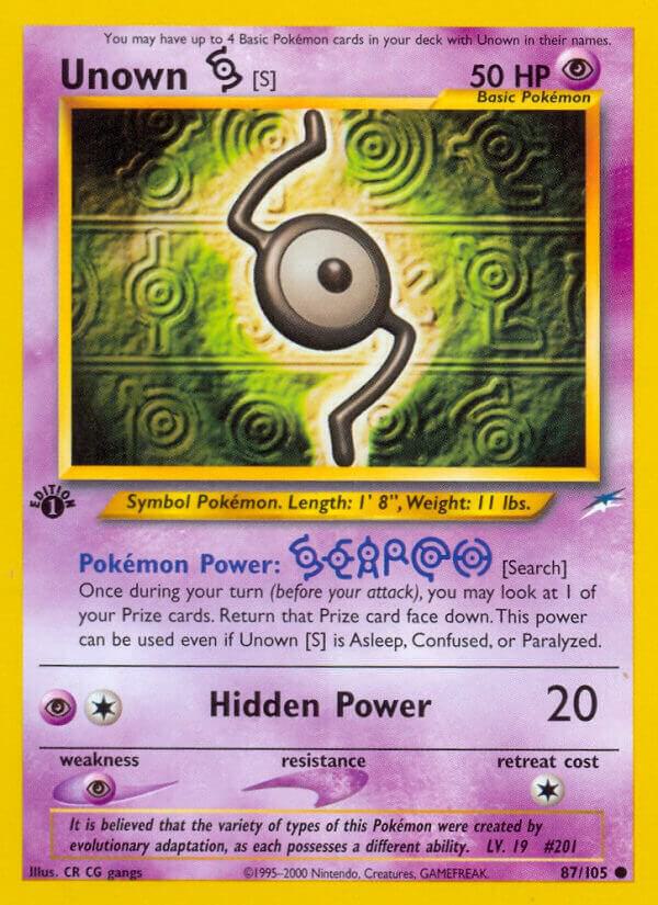 Unown [S] card image