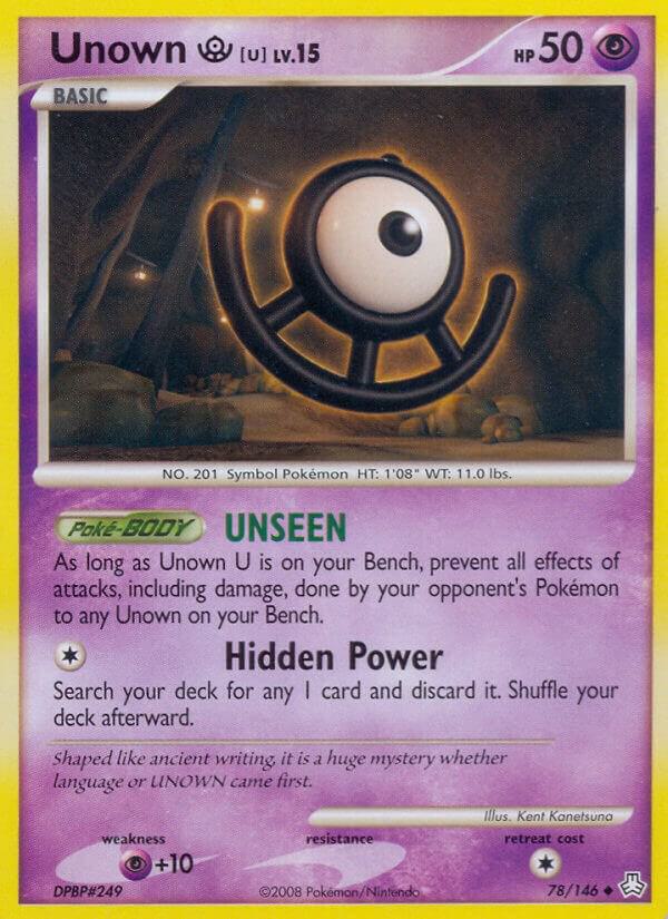 Unown (U) card image