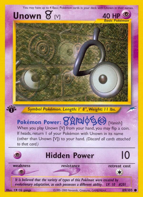 Unown [V] card image