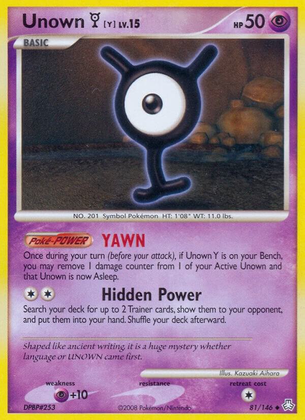 Unown (Y) card image