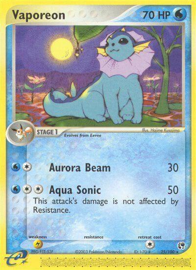 Vaporeon card image