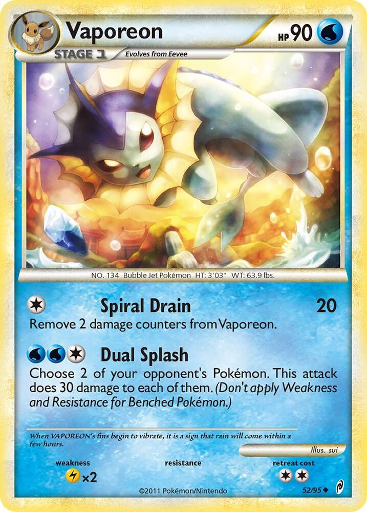 Vaporeon card image