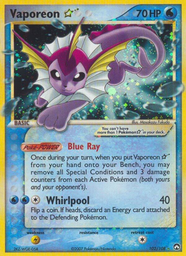 Vaporeon Star card image