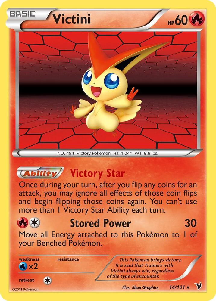 Victini (14) card image