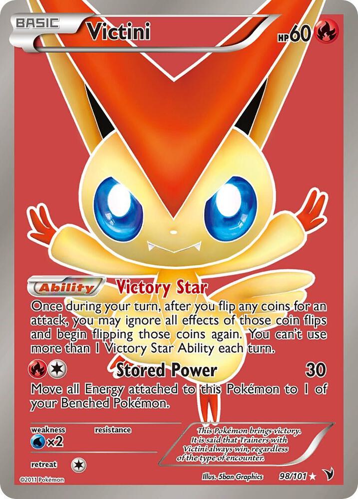 Victini (98 Full Art) card image