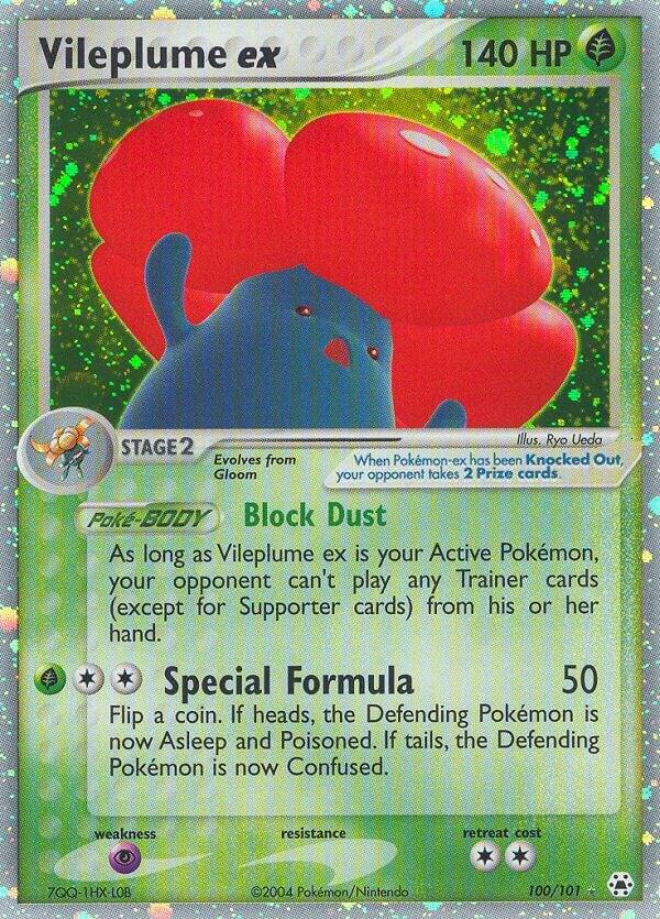 Vileplume ex card image