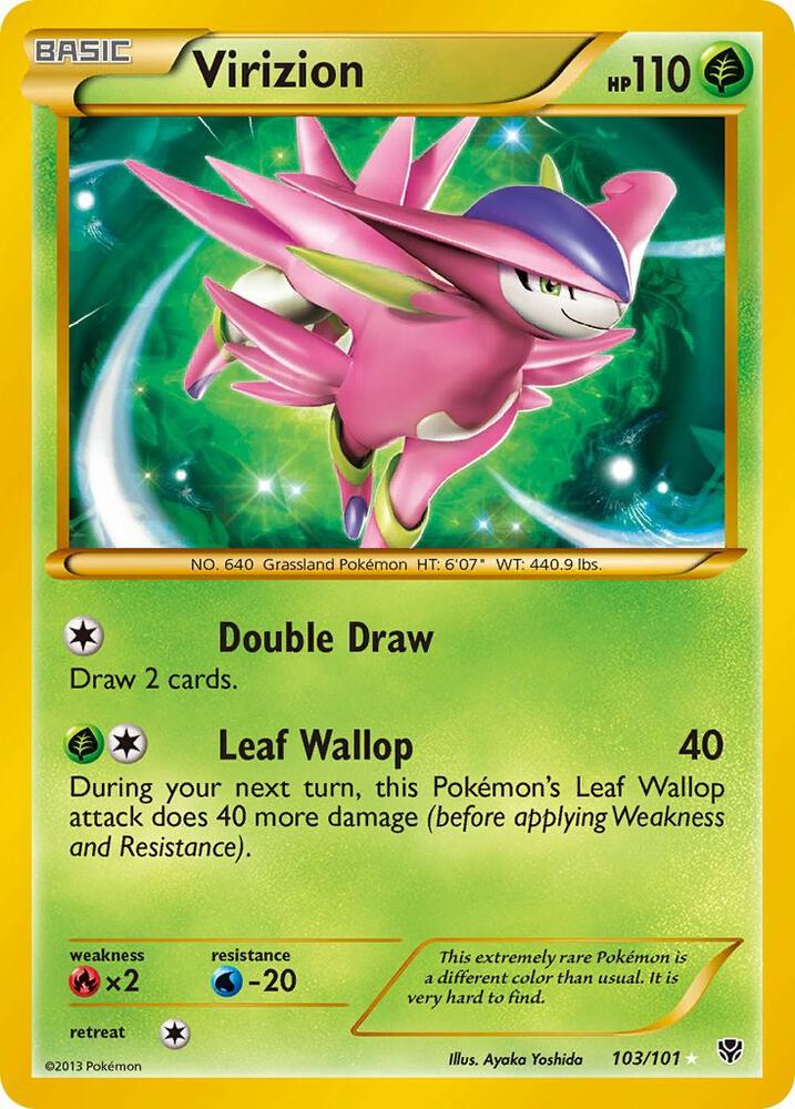 Virizion (Secret) card image