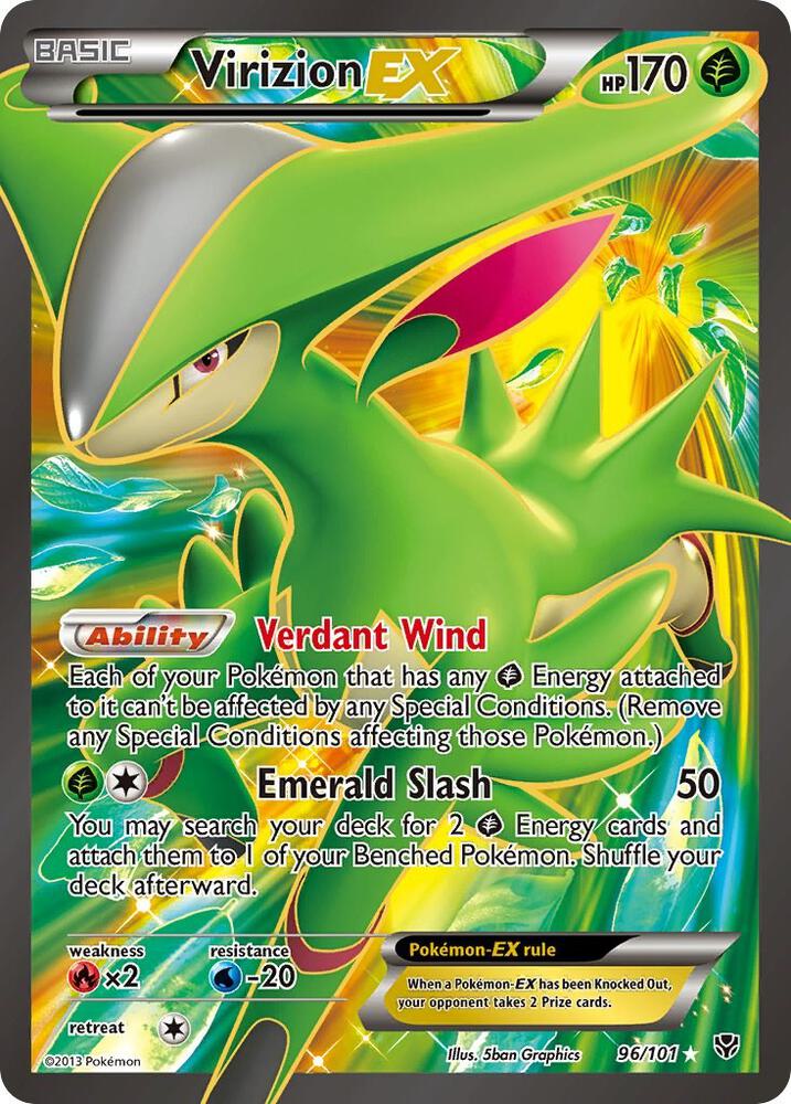 Virizion EX (Full Art) card image