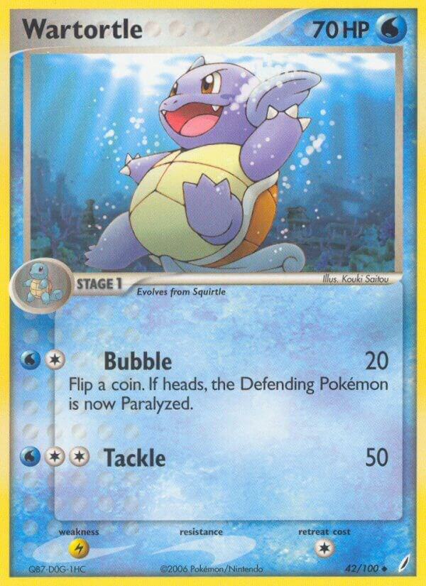 Wartortle - 042/100 card image