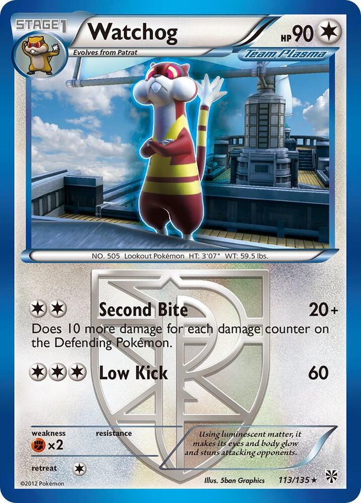 Watchog (Team Plasma) (113) card image