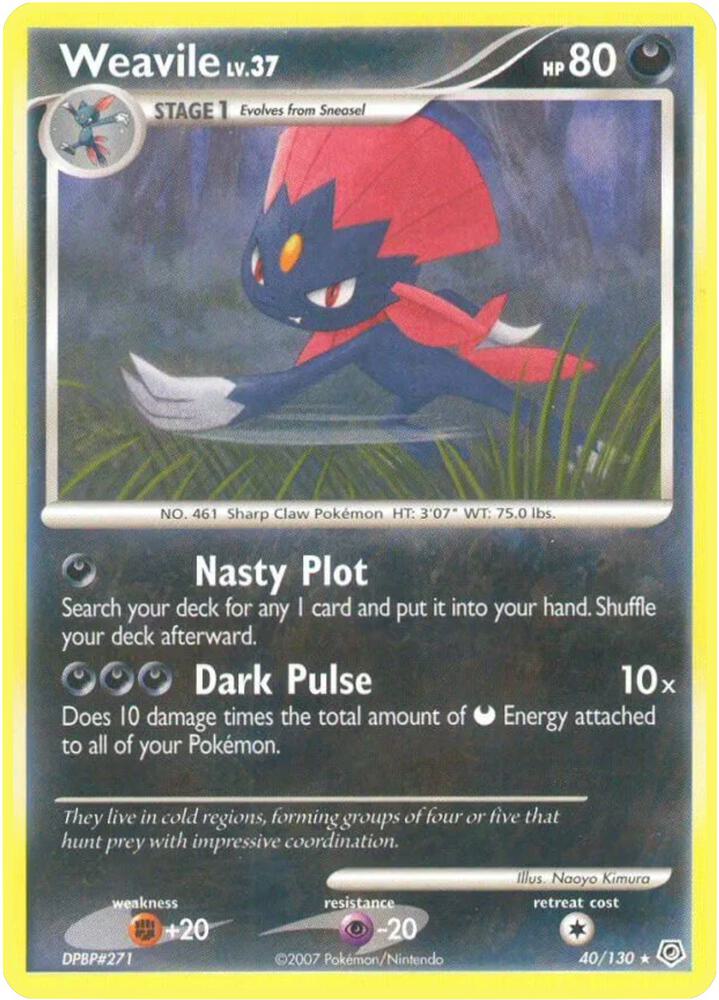 Weavile card image