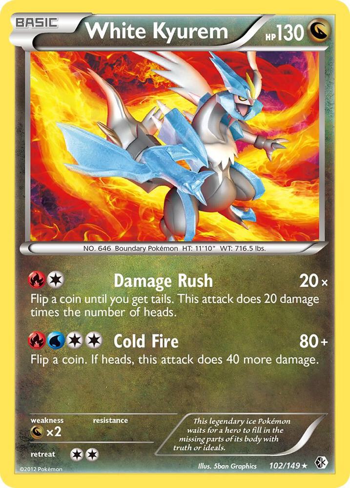 White Kyurem card image