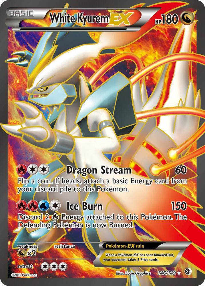White Kyurem EX (146 Full Art) card image