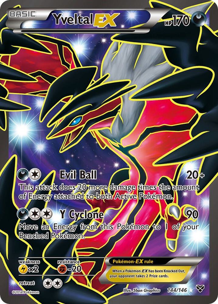 Yveltal EX (144 Full Art) card image