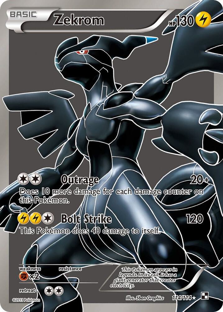 Zekrom (114 Full Art) card image