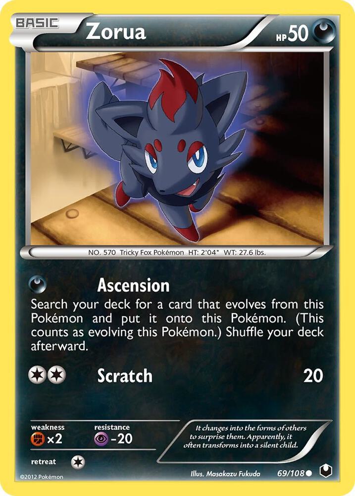 Zorua (69) card image