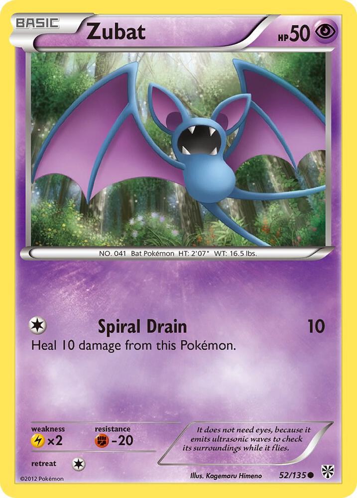 Zubat (52) card image