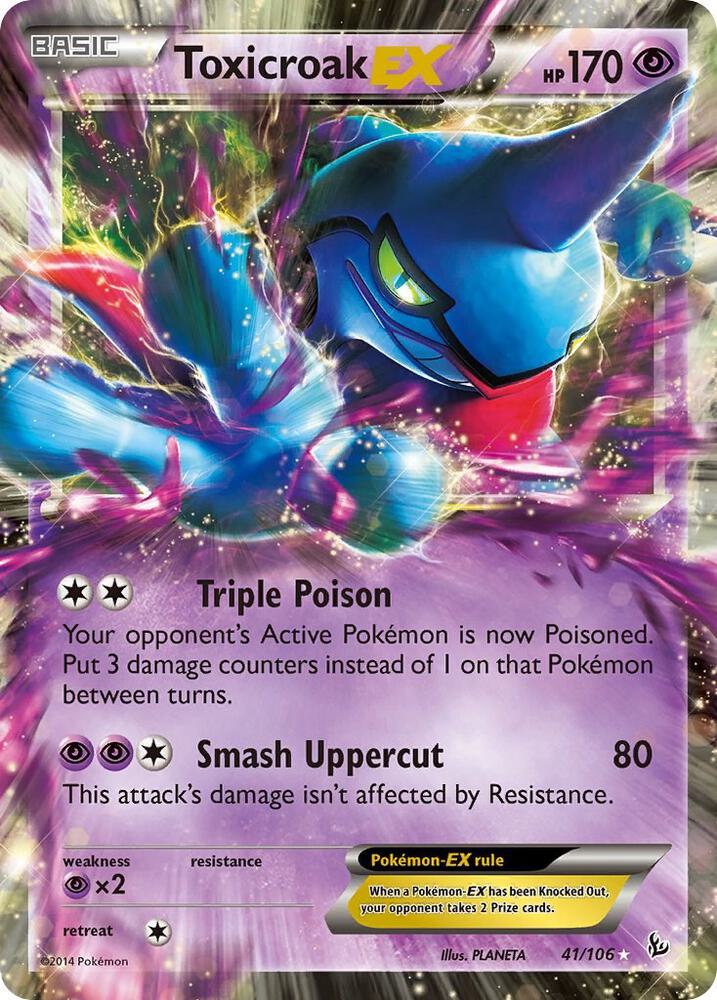 Toxicroak EX card image