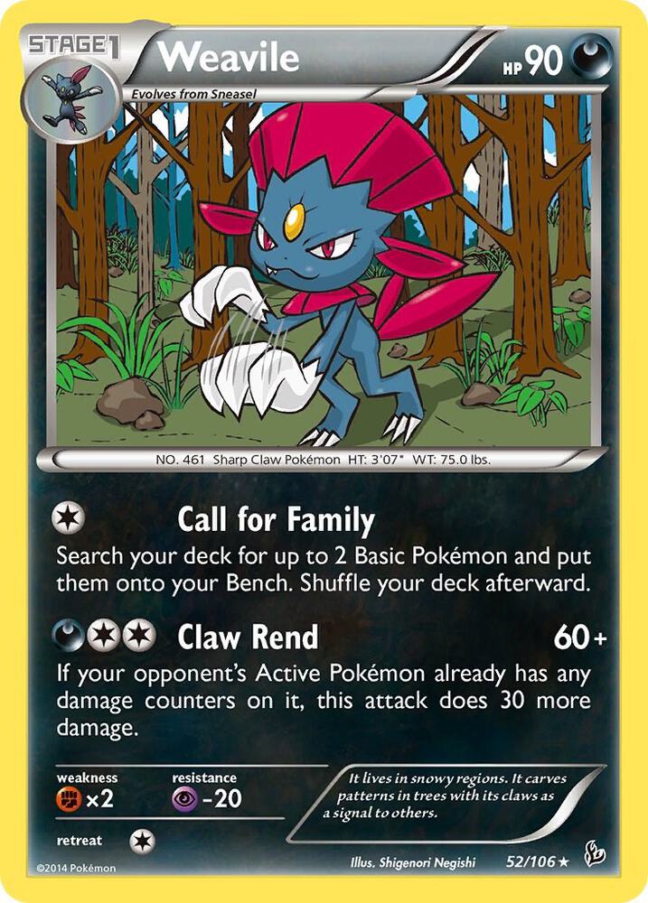 Weavile card image