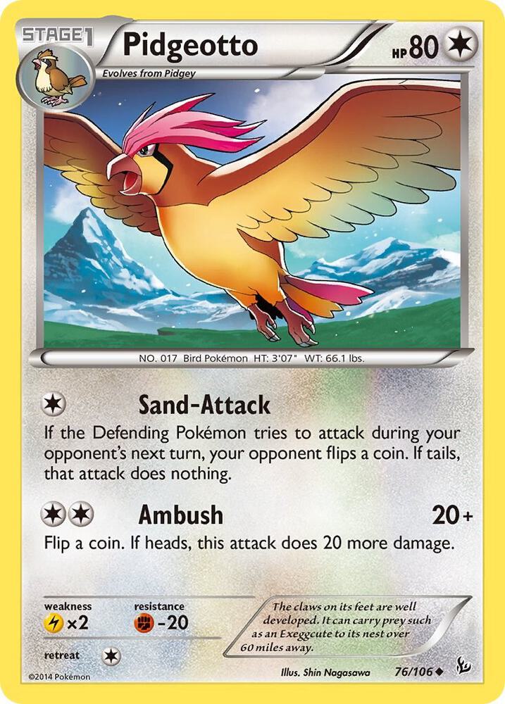 Pidgeotto card image