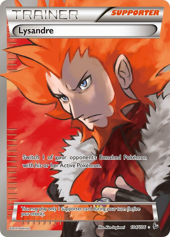 Lysandre (104 Full Art) card image