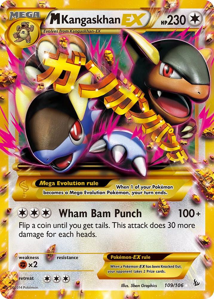 M Kangaskhan EX (109 Secret Rare) card image