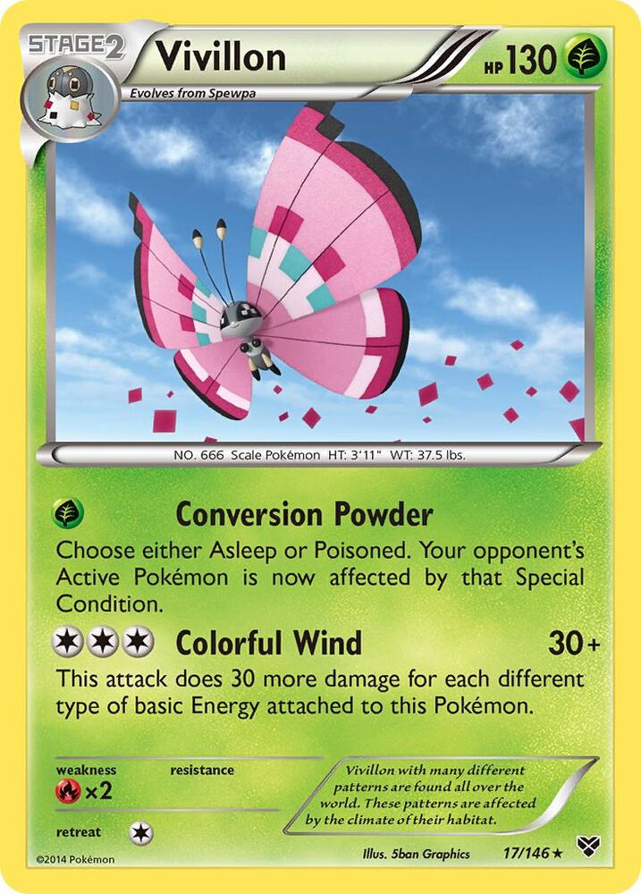 Vivillon (Meadow [Pink]) card image