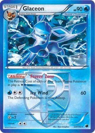Glaceon - 23/116 (BW Plasma Freeze) card image