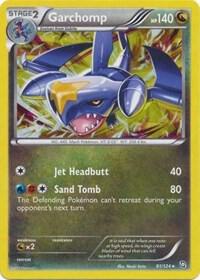 Garchomp - 91/124 (Cracked Ice Holo) card image