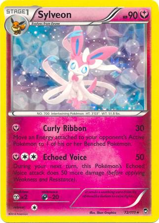 Sylveon - 72/111 (Cracked Ice Holo) card image