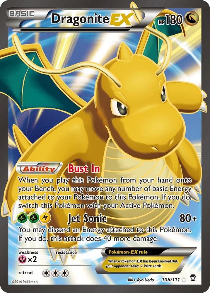 Dragonite EX (108 Full Art) card image