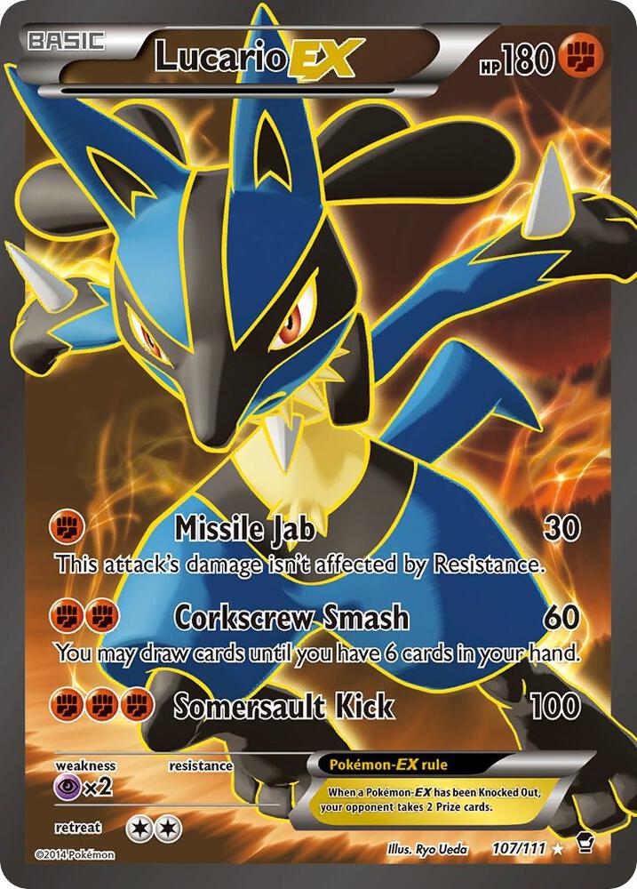Lucario EX (107 Full Art) card image