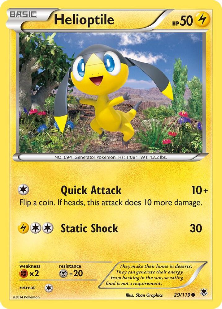 Helioptile (29) card image