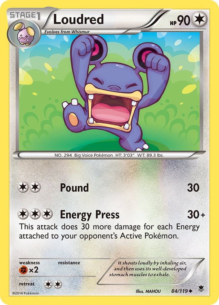 Loudred card image