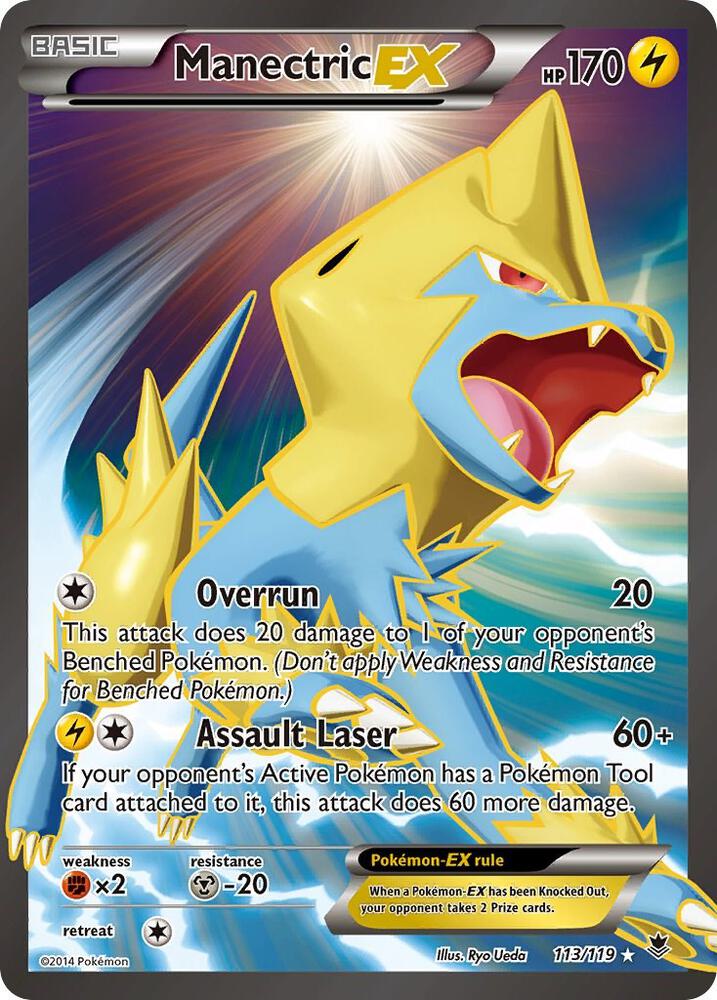 Manectric EX (113 Full Art) card image