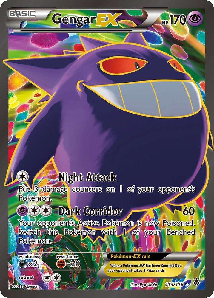 Gengar EX (114 Full Art) card image