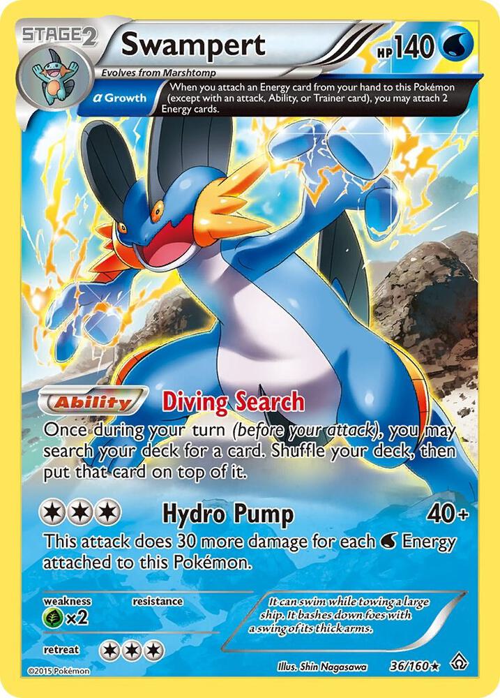 Swampert (Alpha) card image