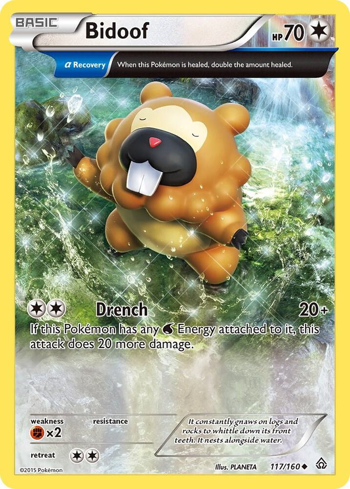 Bidoof (Alpha) card image