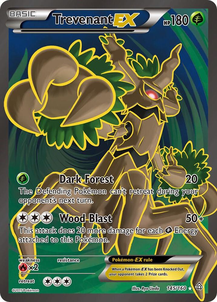 Trevenant EX (145 Full Art) card image