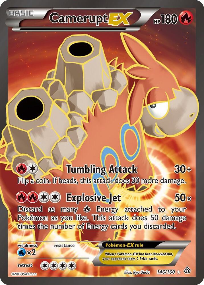 Camerupt EX (146 Full Art) card image
