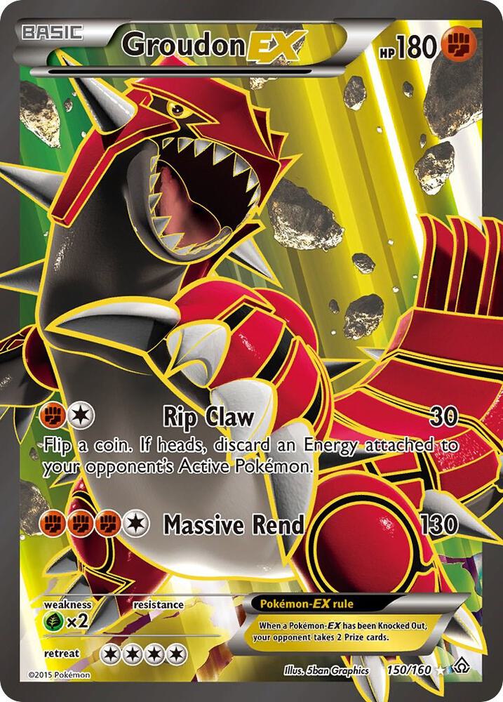Groudon EX (150 Full Art) card image