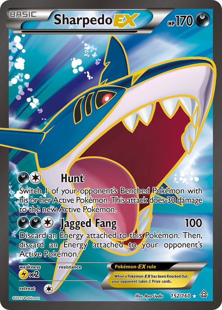 Sharpedo EX (152 Full Art) card image