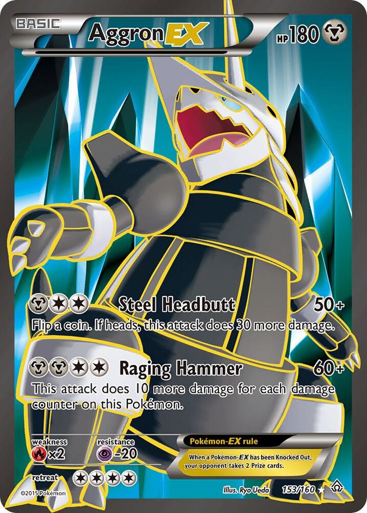 Aggron EX (153 Full Art) card image