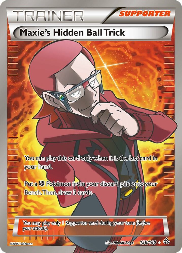 Maxie's Hidden Ball Trick (158 Full Art) card image